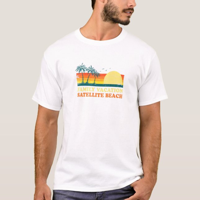 Family Vacation Satellite Beach American Florida U T-Shirt (Front)