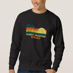 Family Vacation Seward American Alaska Usa Beach Sweatshirt