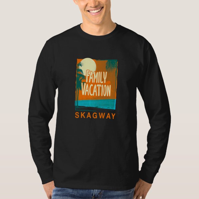 Family Vacation Skagway Beach Alaska Beach Bum Tou T-Shirt (Front)