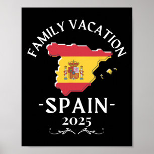Family Vacation Spain 2025 Traveller Poster