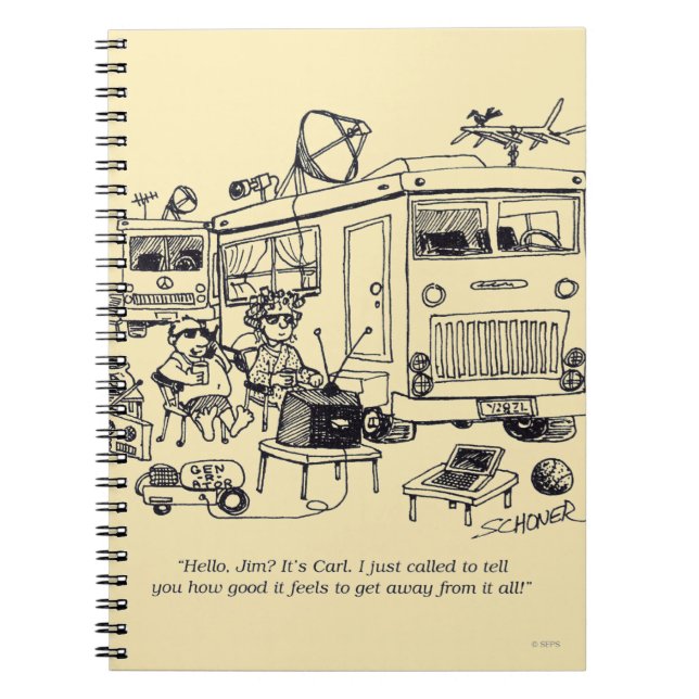 Family Vacation Spiral Notebook (Front)