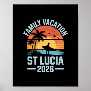 Family Vacation St Lucia 2026 Poster