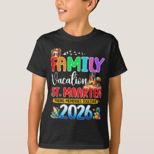 Family Vacation St Maarten 2026 Summer Matching T-Shirt