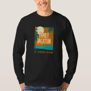 Family Vacation St Simons Island Beach Georgia 2 T-Shirt