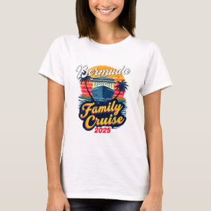 Family Vacation Vacay Squad Family Cruise Bermuda  T-Shirt