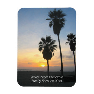 Family Vacation Venice Beach California Magnet
