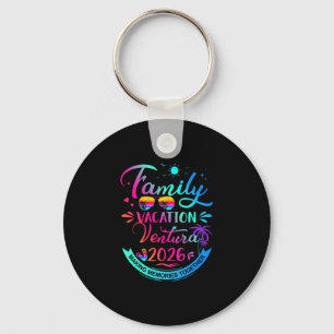 Family Vacation Ventura 2026 Palm Tree Gift  Key Ring