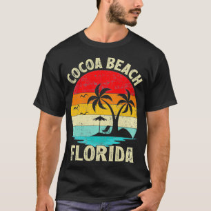 Family Vacation Vintage Retro Florida Cocoa Beach  T-Shirt