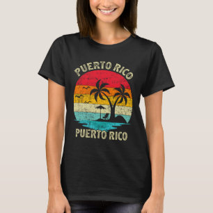 Family Vacation Vintage Retro Puerto Rico San Juan T-Shirt