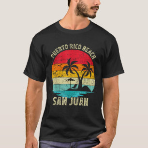 Family Vacation Vintage Retro San Juan Puerto Rico T-Shirt
