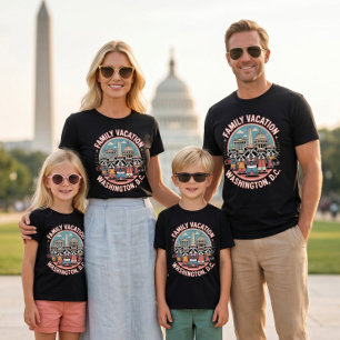 Family Vacation Washington DC Matching Group Shirt