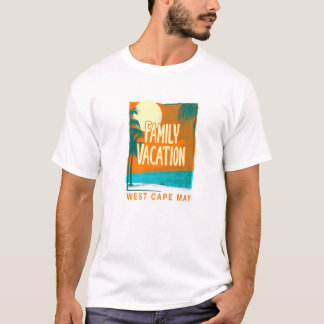 Family Vacation West Cape May Beach New Jersey T-Shirt
