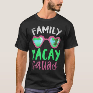 Family vacay squad tropic summer palm trees family T-Shirt