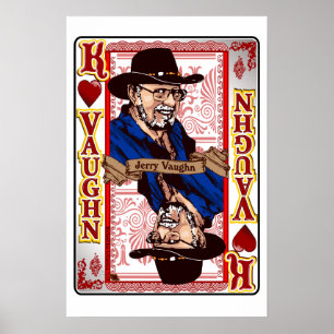 Family Vaughn Reunion Jerry Vaughn Card print