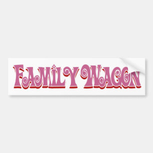 Family Wagon Bumper Sticker