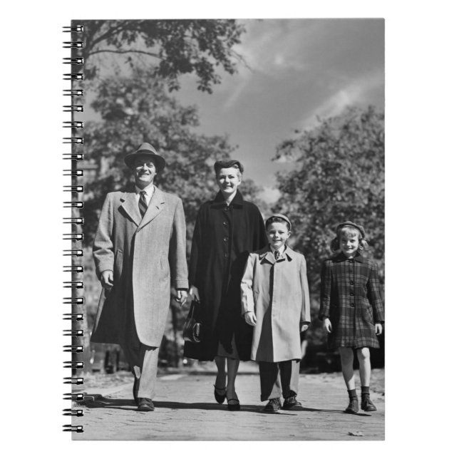 Family Walking Spiral Notebook (Front)
