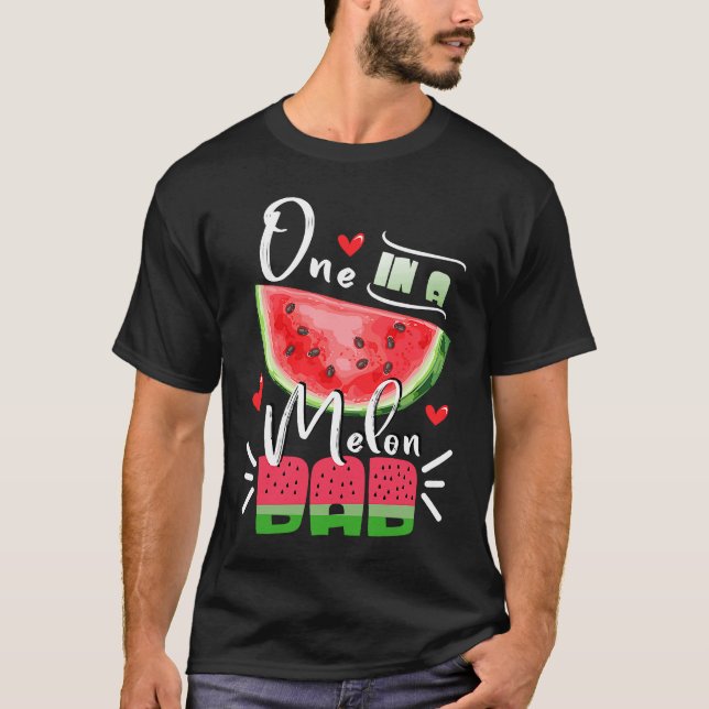 Family Watermelon Matching Group  One In A Melon D T-Shirt (Front)