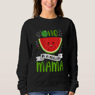 Family Watermelon Matching Group One In A Melon Ma Sweatshirt