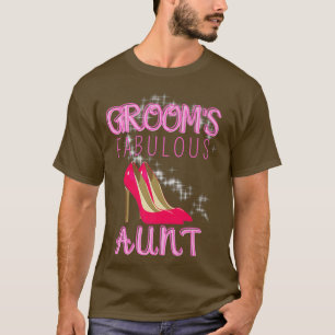 Family Wedding Gift Grooms Fabulous Aunt T-Shirt