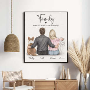 Family Where Life Begins & Love Never Ends Poster