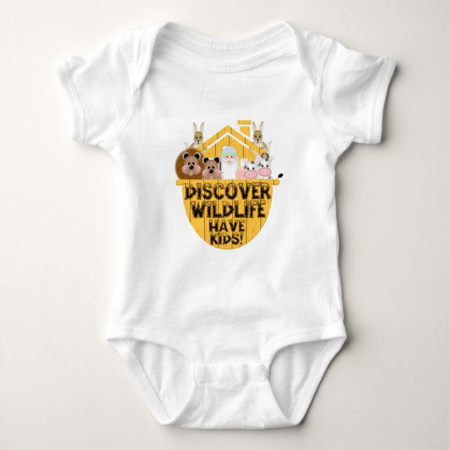 Family Wildlife Baby T-Shirt (Front)