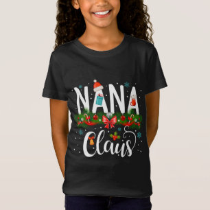 family winter santa Christmas family nana claus T-Shirt