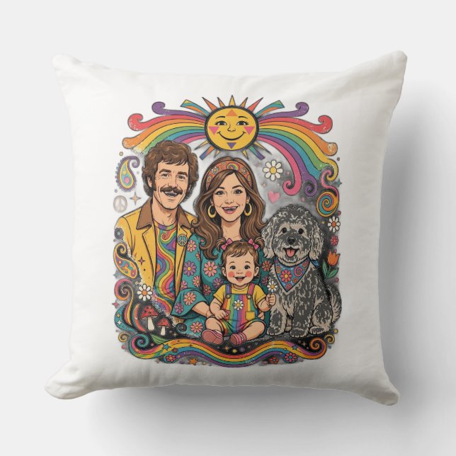 family with  cushion (Front)