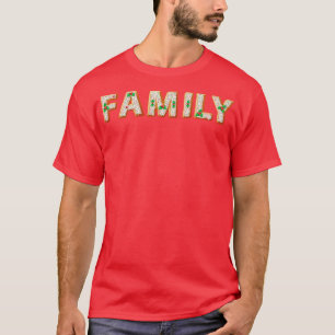 family word christmas typography cake T-Shirt