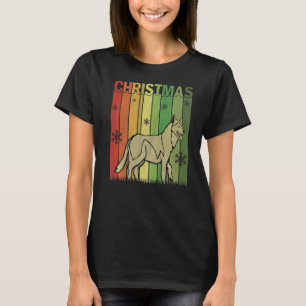 Family Xmas Pj Matching Retro Siberian Husky Dog C T-Shirt