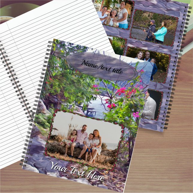 Family Yelapa Trail Photo Collage 821 Notebook (Creator Uploaded)