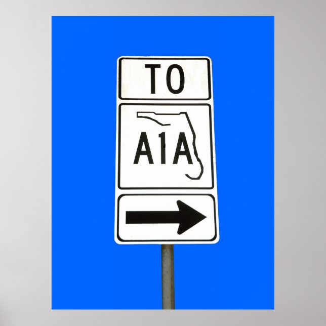 Famous A1A Sign (Front)