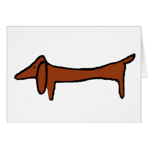 Famous Abstract Dachshund