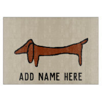 Famous Abstract Dachshund Personalise
