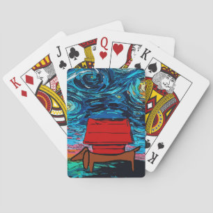 Famous Abstract Dachshund Playing Cards