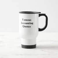 Famous Accounting Quotes - Personalisable