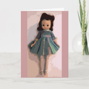 Famous American Dolls1950 USA Thank You Card