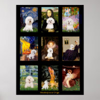 Famous Art Bichon Frise Composite