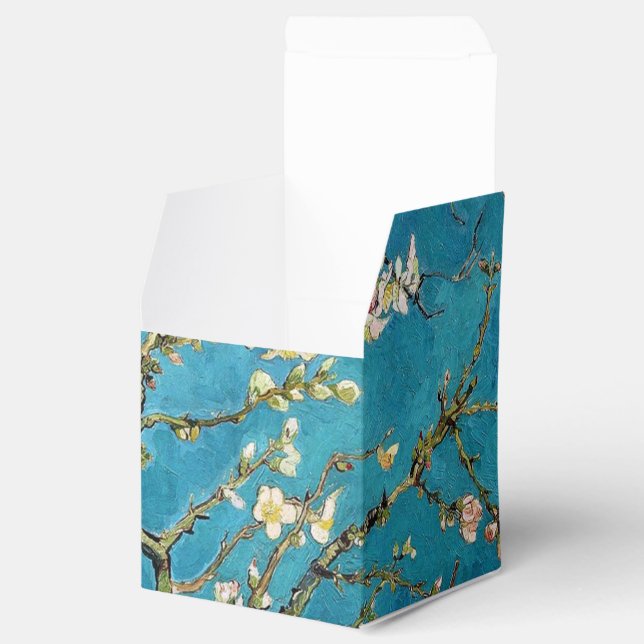 Famous art, Blossoming Almond Tree by Van Gogh Favour Box (Opened)