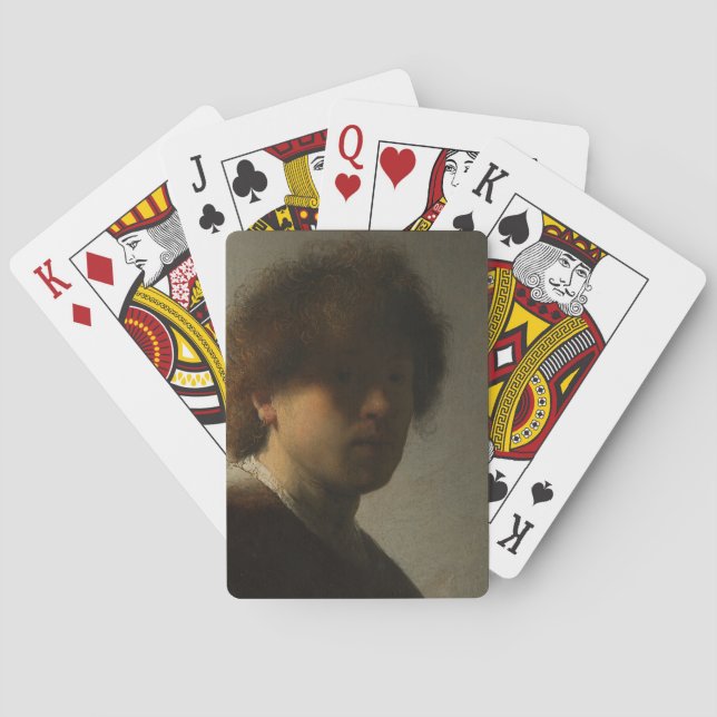 Famous Art Masterpiece on Playing Cards, Rembrandt Cards (Back)