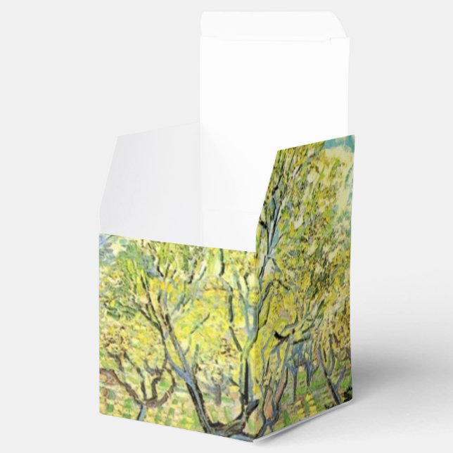 Famous art, Orchard in Blossom by Vincent van Gogh Favour Box (Opened)