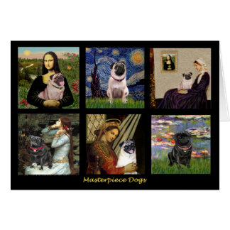 Famous Art Pug Composite #1