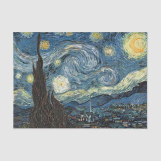 Famous art, Starry Night, Van Gogh Tissue Paper