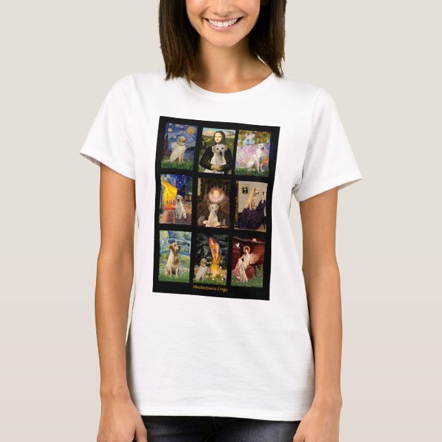 Famous Art Yellow Lab Composite T-Shirt (Front)