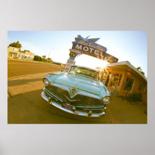 Famous Blue Swallow Motel on Route 66 Poster
