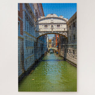 Famous Bridge of Sighs, Venice, Italy Jigsaw Puzzle