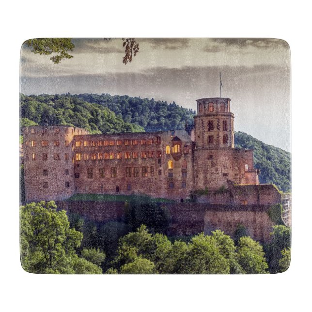 Famous castle ruins, Heidelberg, Germany Cutting Board (Front)