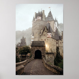 Famous Castles in Europe Countryside Image - 1 Poster