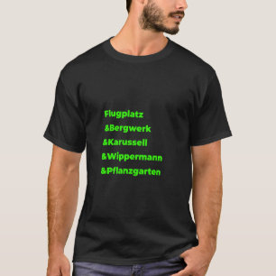 Famous Circuit corners Nurburgring track race fan T-Shirt