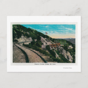 Famous Circular Bridge, Mt. LoweMt. Lowe, CA Postcard