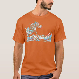 Famous Classic Fine Art Great Ocean Wave by Hokusa T-Shirt